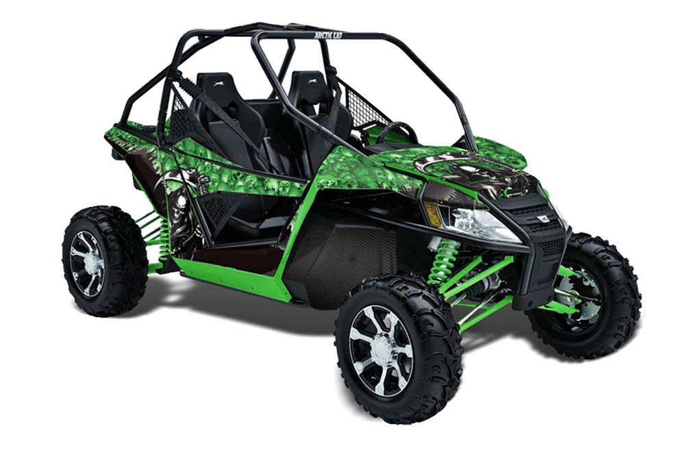 Arctic Cat Wildcat Graphic Kit Reaper Green UTV / Side x Side Graphics